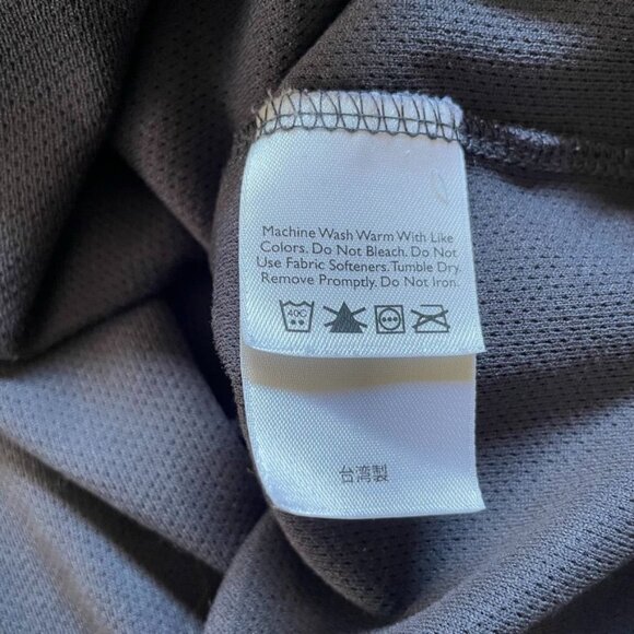 Mens Eddie Bauer Pullover Lightweight Fleece Shirt Vintage u Size Large Gray - Picture 10 of 10